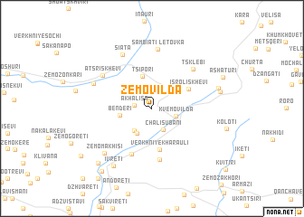 map of Zemo Vilda