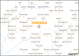 map of Zèmpasgo
