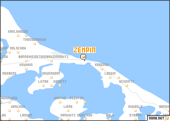 map of Zempin