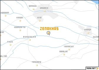 map of Zenakhas