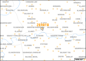 map of Zenata