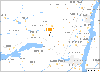 map of Zena