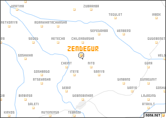 map of Zendegur