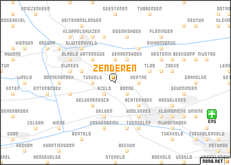 map of Zenderen