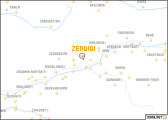 map of Zendidi