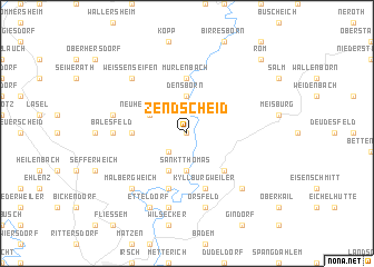 map of Zendscheid