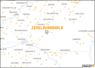 map of Zenelova Mahala