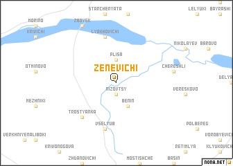 map of Zenevichi