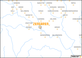 map of Zengaren