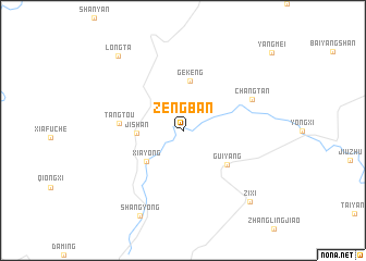 map of Zengban