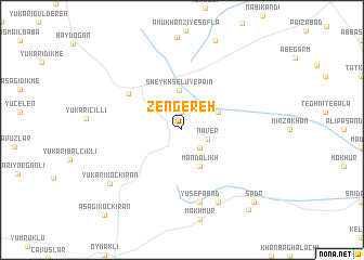 map of Zengereh