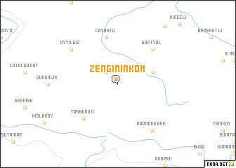 map of Zengininkom