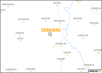 map of Zengkeng