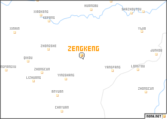 map of Zengkeng