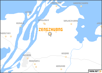 map of Zengzhuang