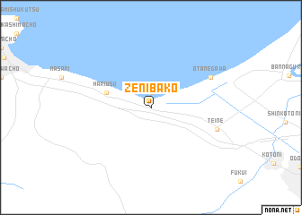 map of Zenibako