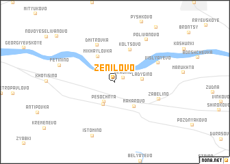 map of Zenilovo