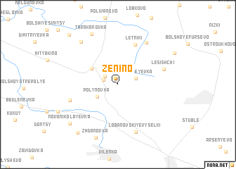 map of Zenino