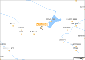 map of Zenkov