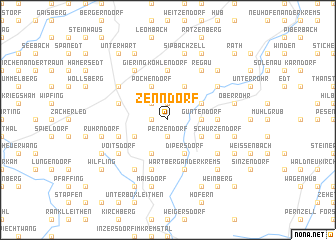 map of Zenndorf