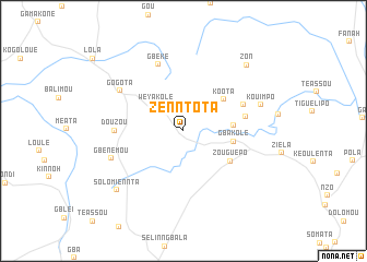 map of Zenntota