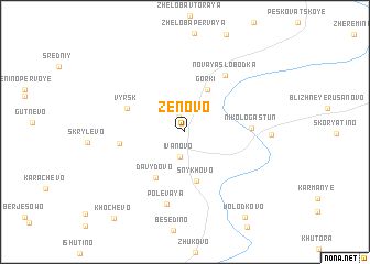 map of Zenovo