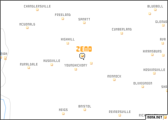 map of Zeno
