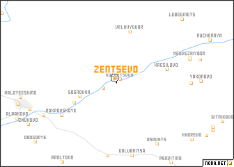 map of Zentsevo