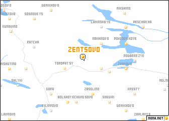 map of Zentsovo