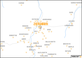 map of (( Zenubani ))