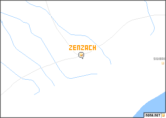 map of Zenzach