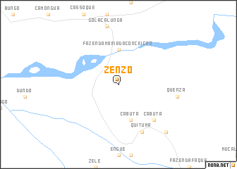 map of Zenzo