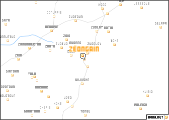 map of Zeongain