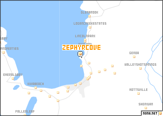 map of Zephyr Cove