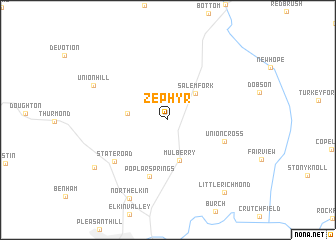 map of Zephyr