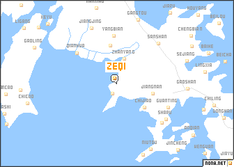 map of Zeqi