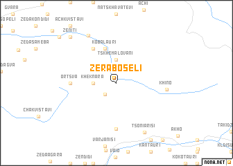 map of Zeraboseli