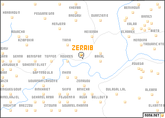 map of Zerâïb