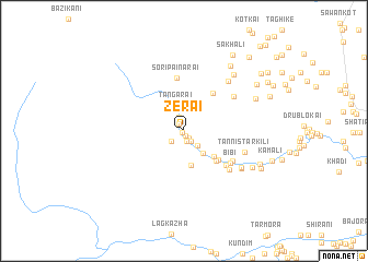 map of Zerai