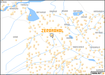 map of Zerāmahal
