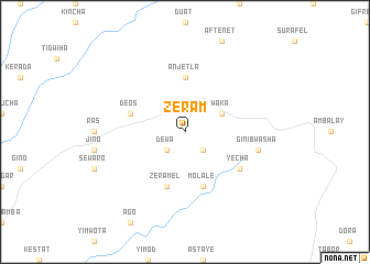map of Zeram