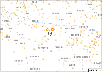 map of Zera