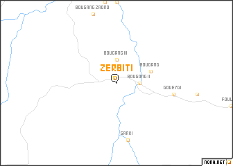 map of Zerbiti