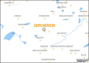 map of Zerchenichi