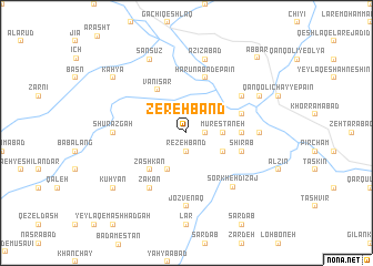 map of Zerehband