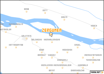 map of Zergumen