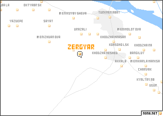 map of Zergyar