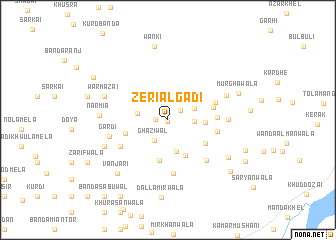 map of Zeri Algadi