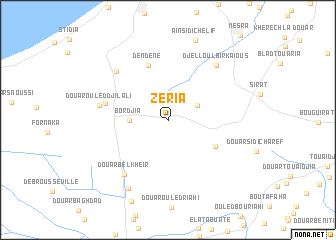 map of Zeria