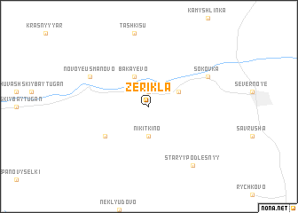 map of Zerikla